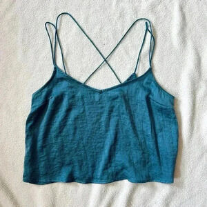 Aeropostale Satin Cami Tank Top